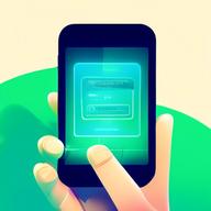 Illustration of a digital device screen displaying a confirmation message for a valid digital vignette.